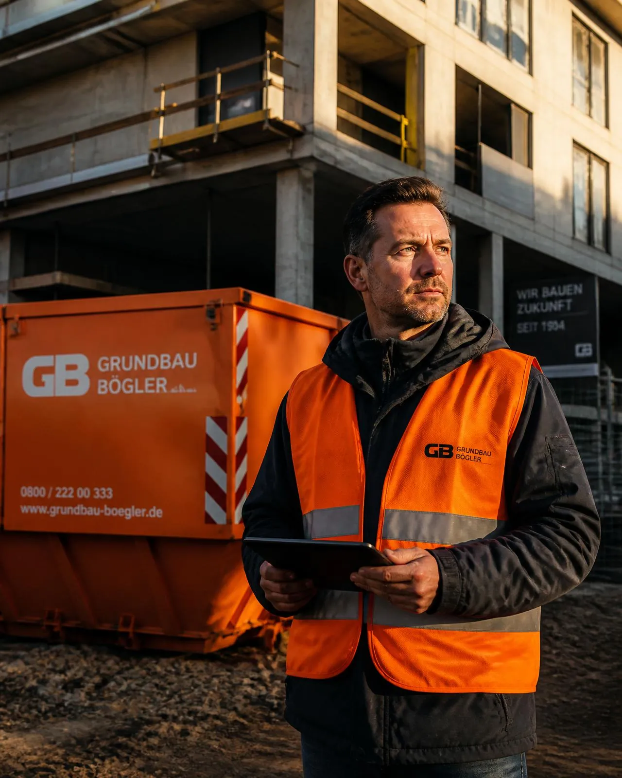 Ich benötige Container, Schüttgüter oder Baustellenlogistik.
