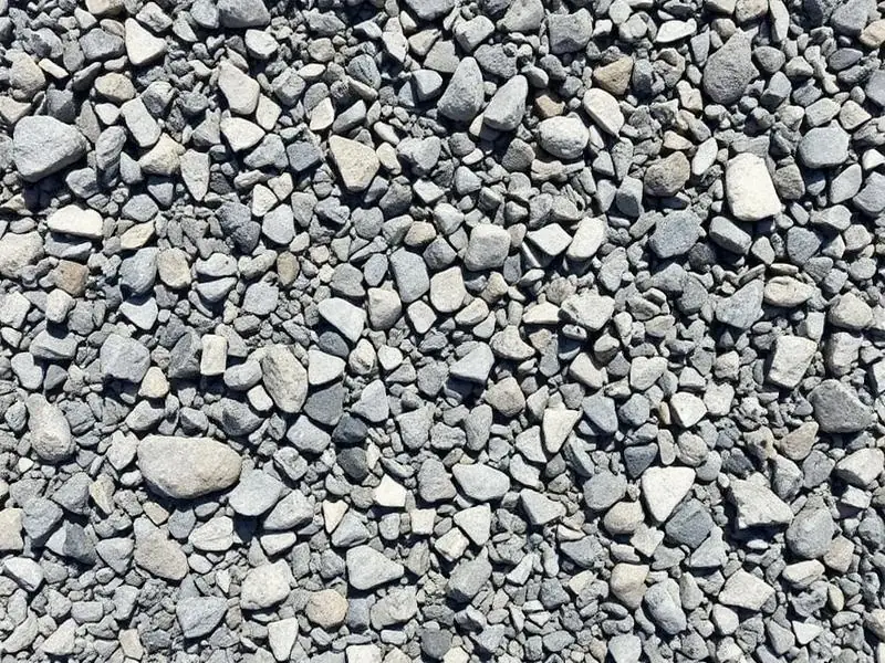 Mineral 0/32 mit Körnung 0 – 32 mm – Nahaufnahme