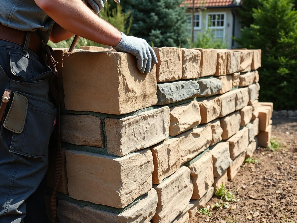 Naturstein – Baustelle im Garten- und Landschaftsbau