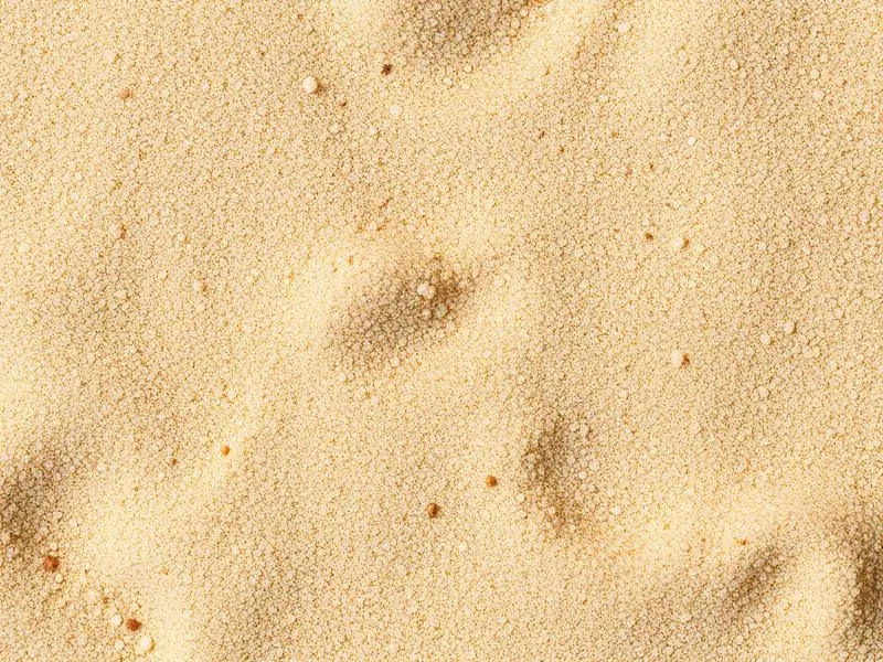 Spielsand mit Körnung 0/2 mm – Nahaufnahme